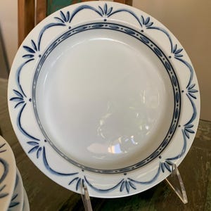 Rim Soup Bowl Norwegian Blue Dansk Bowls/Set of Four Norwegian Bowls