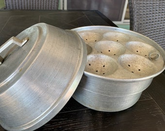 Idli Stand Indian Idli 4 Tier Rice Cake Steamer 4 Tray 16 South Indian Steel Idli Stand Indian Idli 4 Tier Rice Cake Steamer 4 Tray 16 South Indian Steel