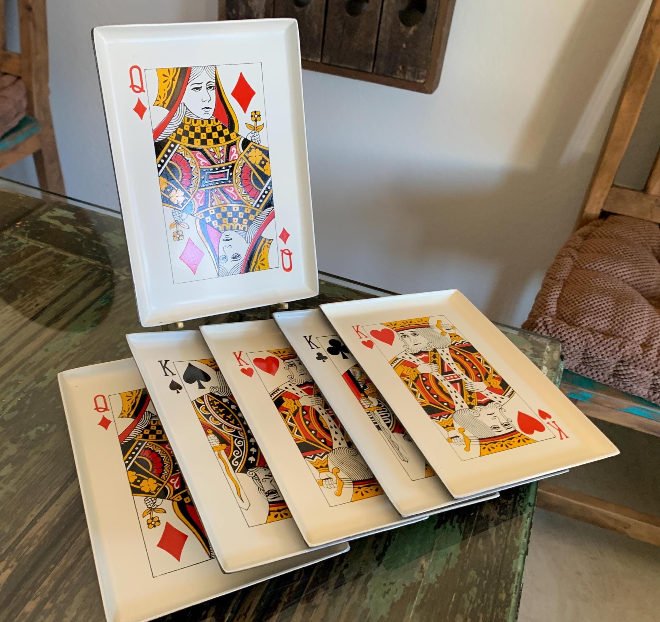 Playing Cards Dishes - Etsy