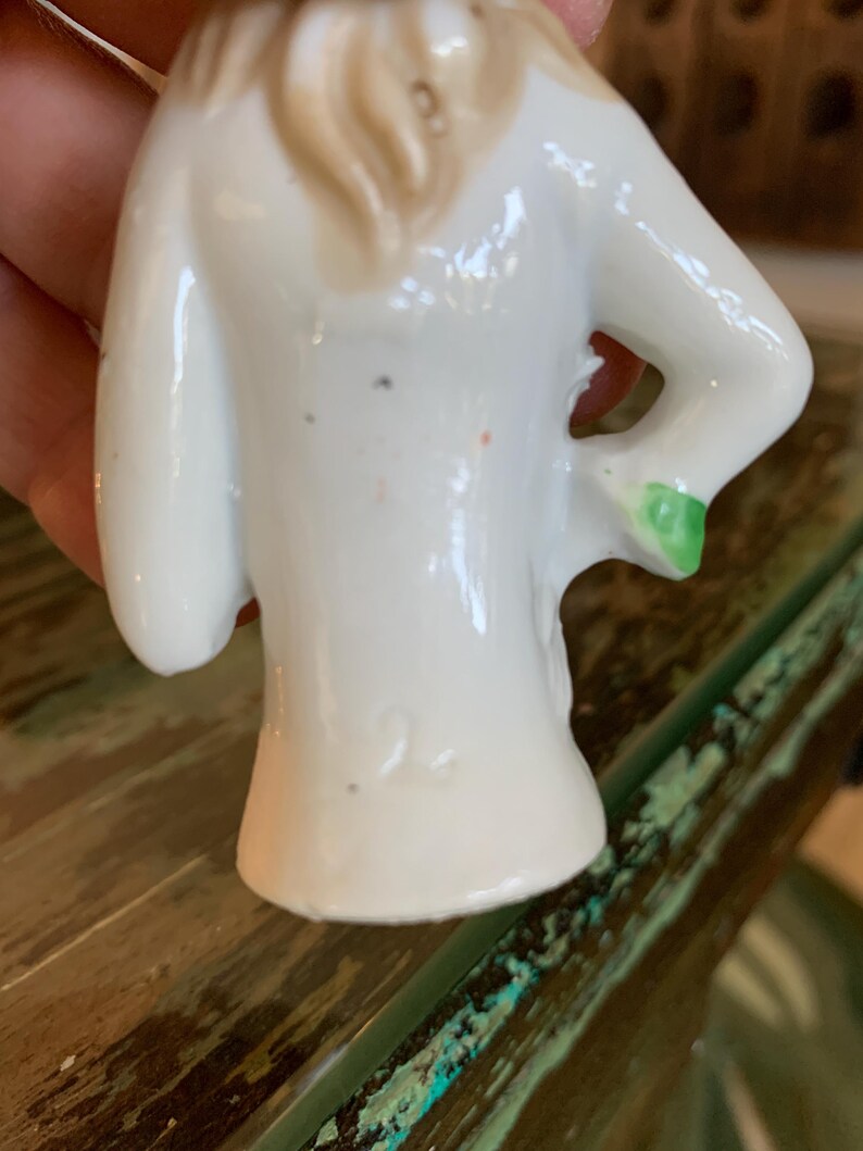 Porcelain Doll Head/Half Doll Busts/German Porcelain Doll Head image 5