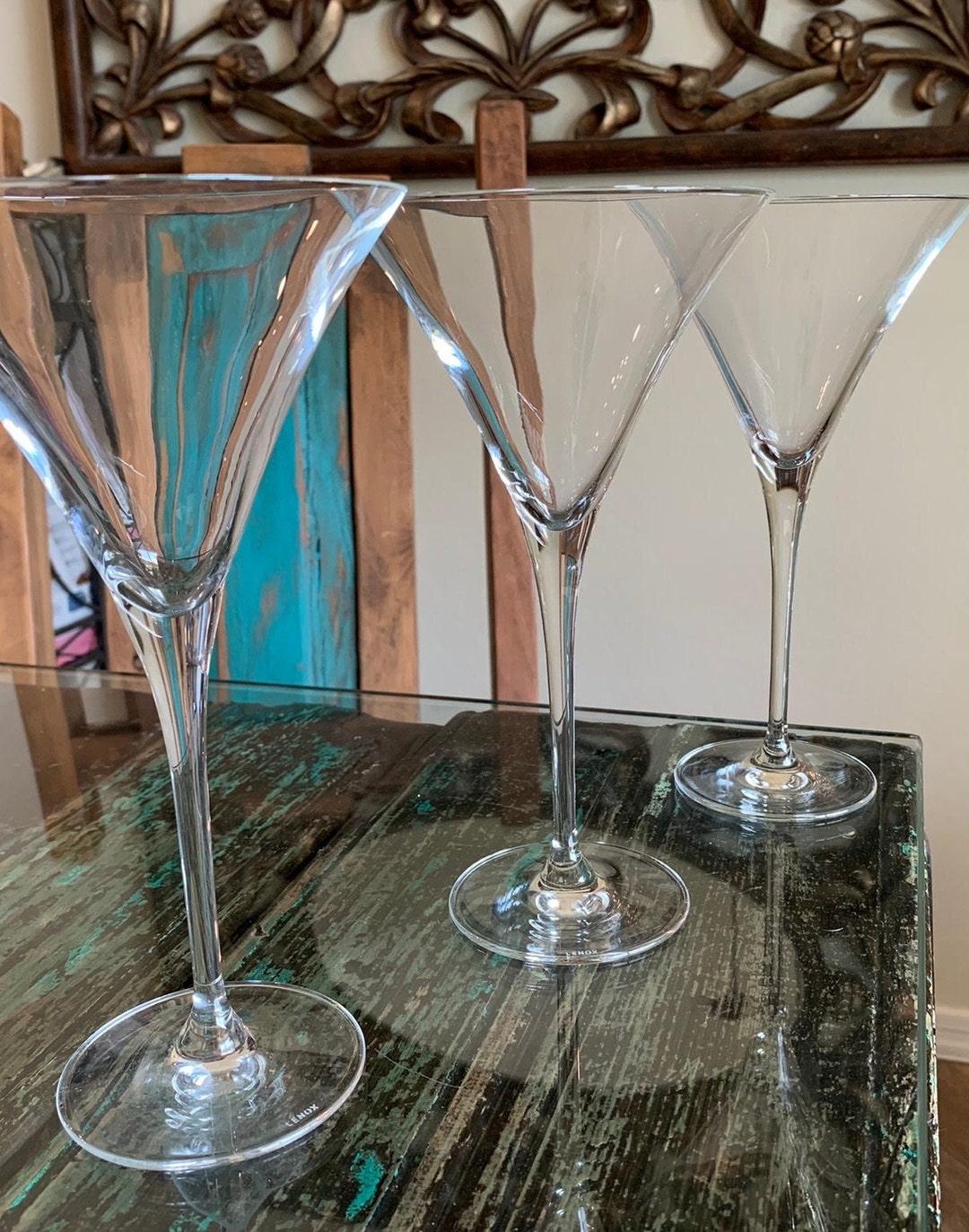 Set of Three Lenox Martini Glasses/ Tuscany Classics by Etsy