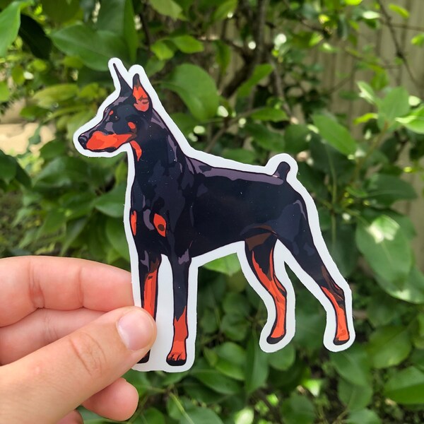 Doberman Pinscher sticker