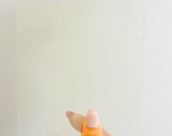 A6 [Personal] Blank Clear Laminated Envelopes | Cash Envelope System | Cash Stuffing | Budget Planner | Savings Challenge | Budget Binder