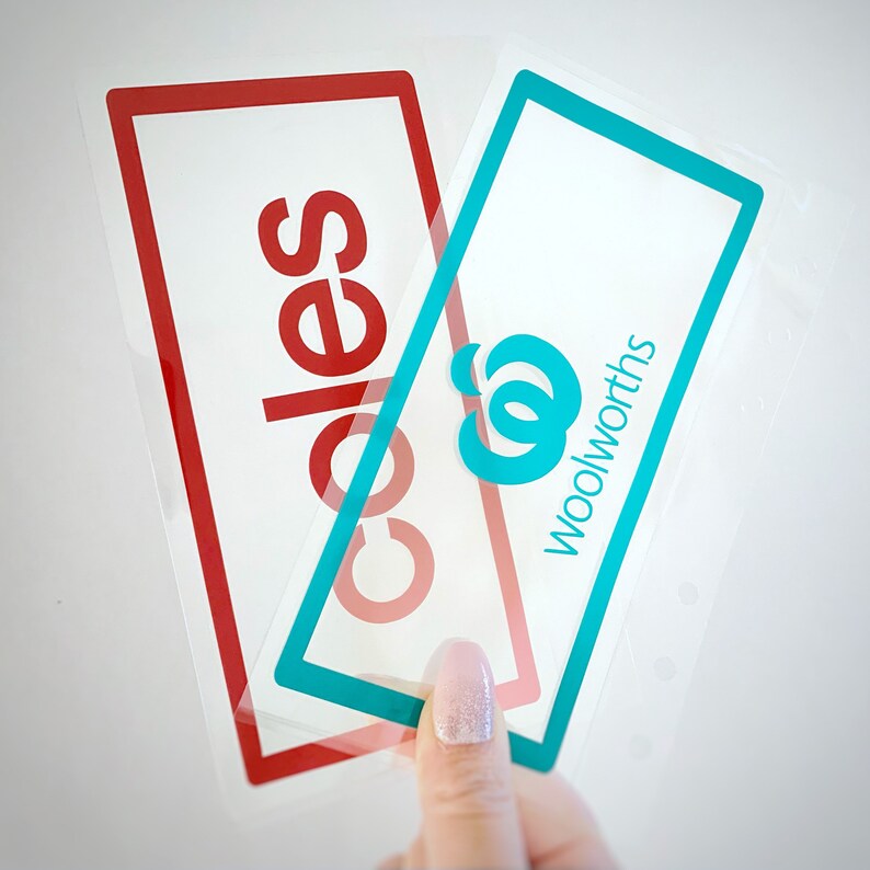 Popular Logo Custom A6 Clear Laminated Envelopes for Cash Etsy