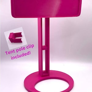 Rearview Mirror Freshie Display (Canopy Tent Clip Included)