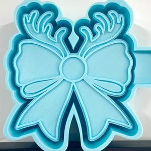 Reindeer Bow  Silicone Freshie Mold