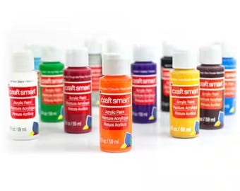 Craft Smart Matte Acrylverfset - Set van 12 kleuren