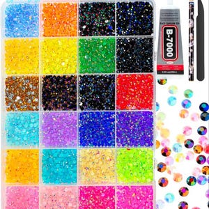Rhinestone Gem Kit Neon Rhinestone Kit