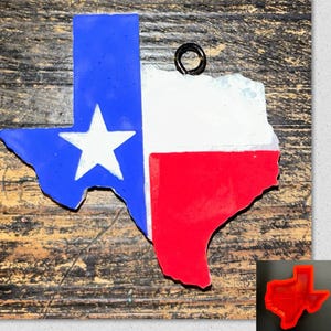 Texas Flag State Silicone Freshie Mold