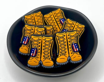 Military Boots Focal Bead