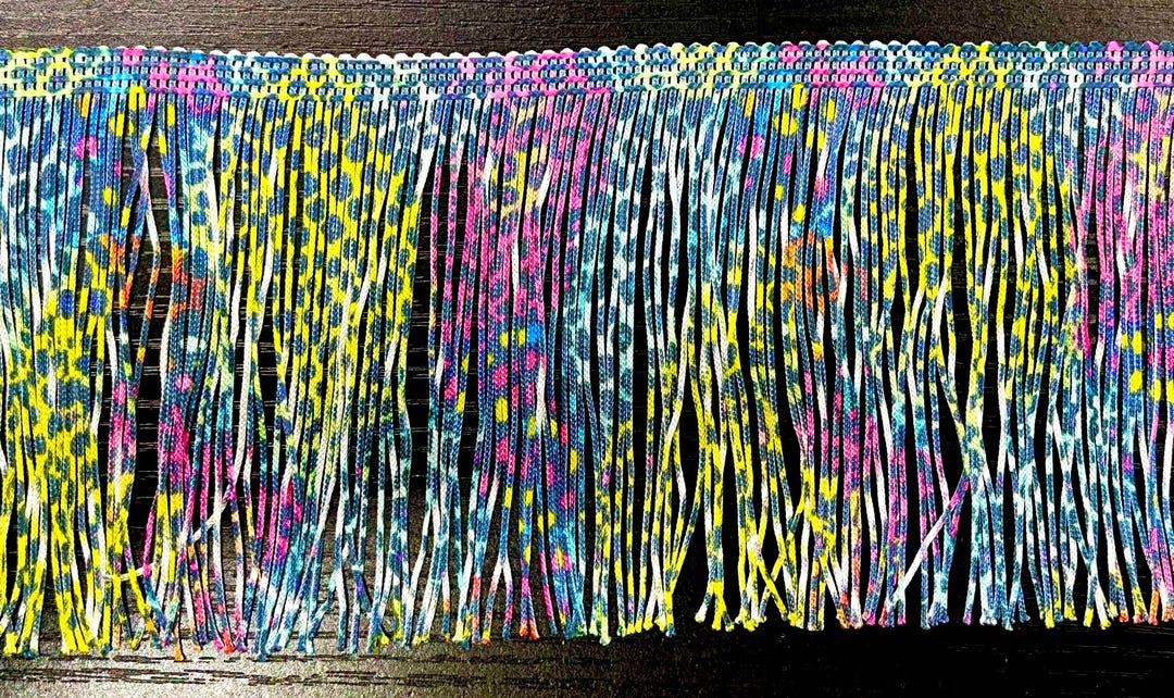 4” Fringe With Printed Designs - Etsy
