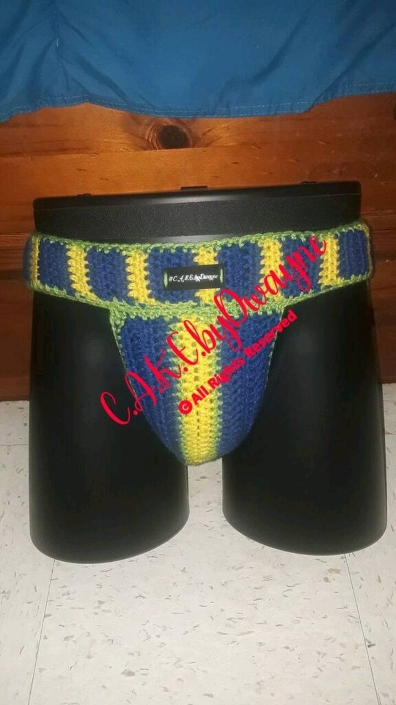 Blueberry Lemon Lime Crochet Jockstrap Etsy UK