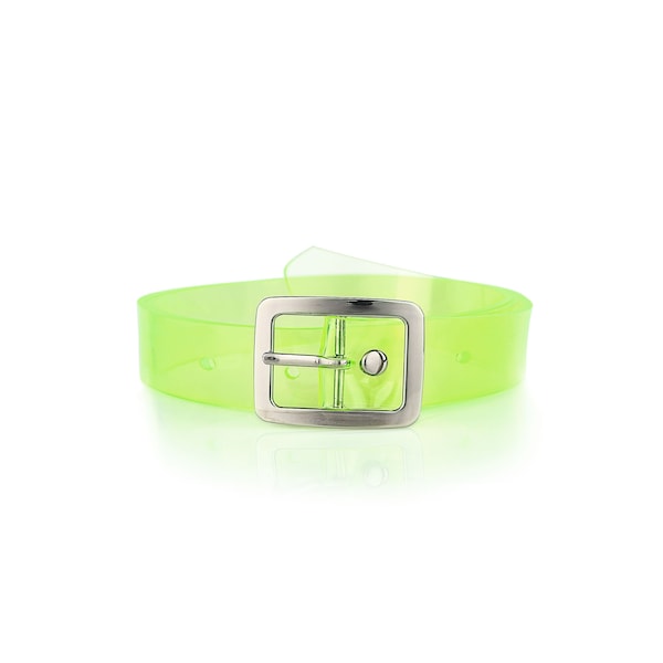 Neon Green Woman Belt - 30mm Width