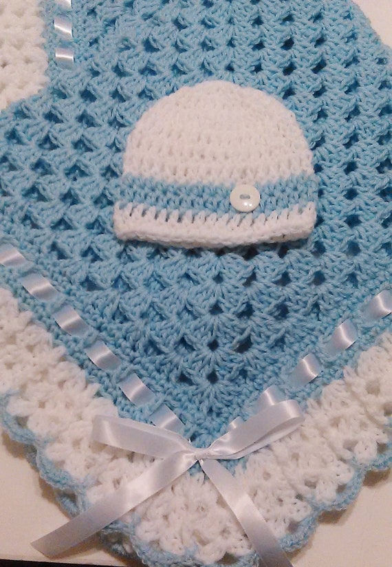 Matching baby hot sale blanket and hat