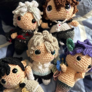 Handmade Love and Deepspace Amigurumi plushie - Custom Stuffed Toys (Sylus Just added)
