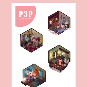 p3p Stickersheet