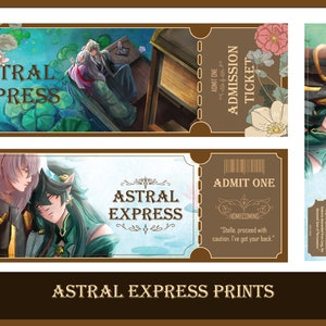 HSR- Holographic ticket print