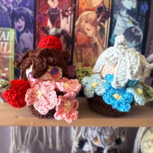 Love and Deepspace Crochet Basket Plush