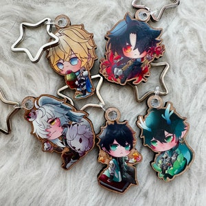 Honkai Star Rail: Mini Husbando wooden charm