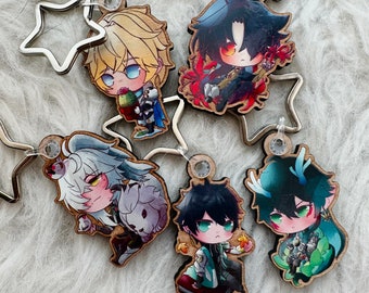 Honkai Star Rail: Mini Husbando wooden charm