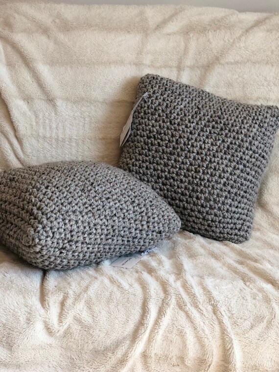 Crochet Decorative Pillow Couch Pillow Throw Pillow Bed Etsy