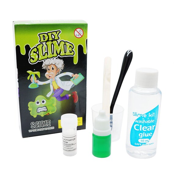 make your own slime kitgreen etsy