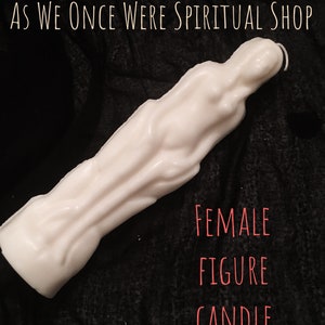 Female figure candle, spell candle, ritual candle, spell candle