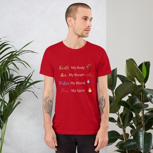 Terra il mio corpo spirituale T-shirt unisex, maglietta spirituale, maglietta strega,