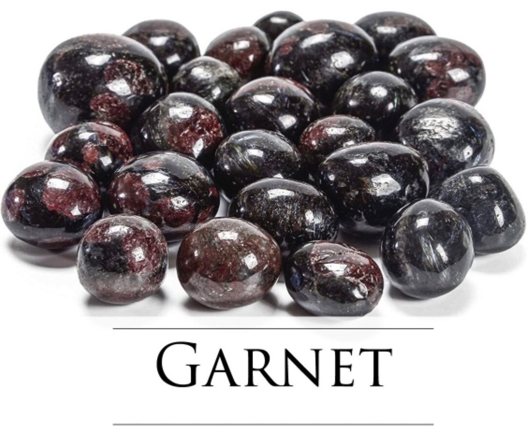Garnet Tumbled Gemstone Metaphysical Crystals Etsy