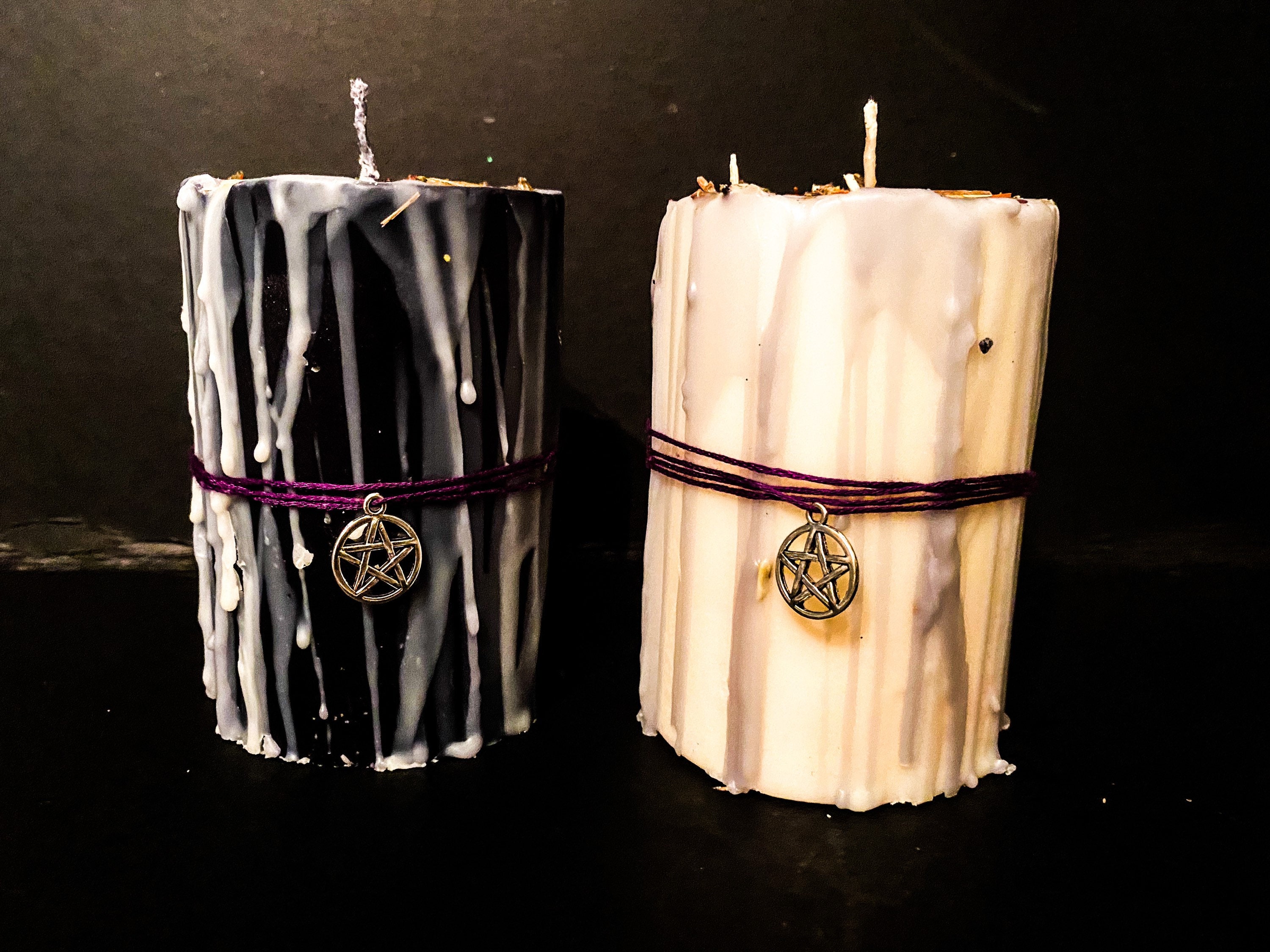 Luna nueva y luna llena Candle Set vela ritual brujería Etsy