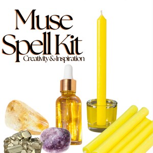 Creativity increase muse Spell Kit, creativity spell kit, witchcraft spell kit, quick spell kits