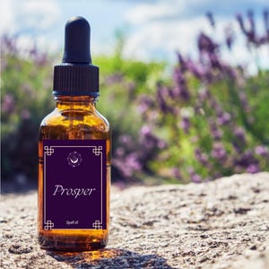 Prosper Money spell Oil, money spell kit, prosperity oil, wealth oil, Magick, Wicca, pagan, hoodoo