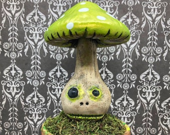 Creep Baby Studio™ - Menacing Mushrooms™ - Tim Burton Style - Halloween Horror Art - Halloween Decoration - Halloween Collectible