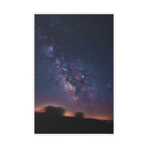 Impresión de póster de Año Nuevo Milkyway / Foto