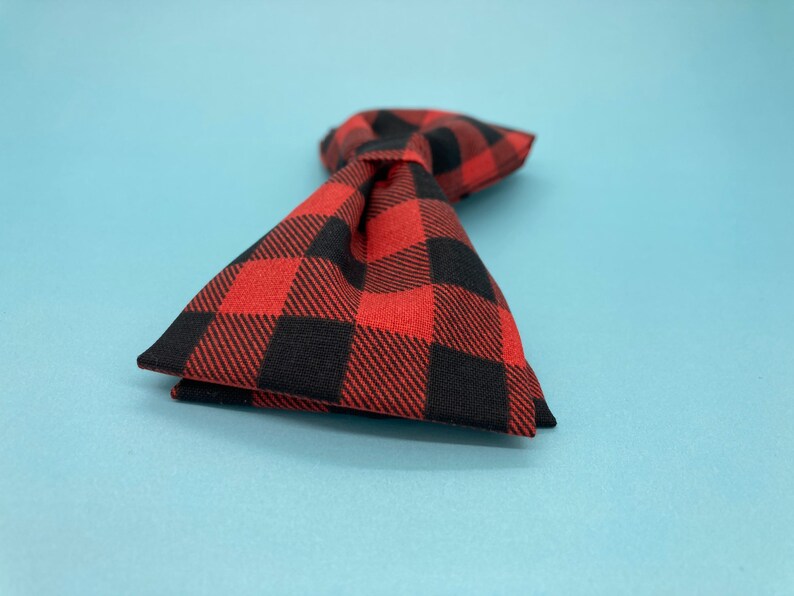 Matching Family Bow Tie Sets Pet Bow tie Men/'s Clip on Bow Tie Child/'s Buffalo Plaid Clip on Bow Tie Buffalo Plaid Men/'s Clip on Bow Tie