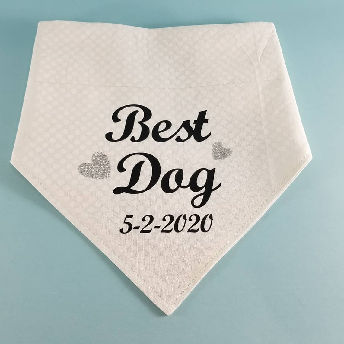 Personalized Best Dog Wedding Dog Bandana with Date Wedding Etsy