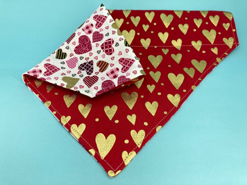 Matching Dog Bandana and Scrunchie Set Valentine's Day Etsy