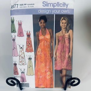 Simplicity 4577 Sewing Pattern Misses Size 12-18 Uncut Factory Folded