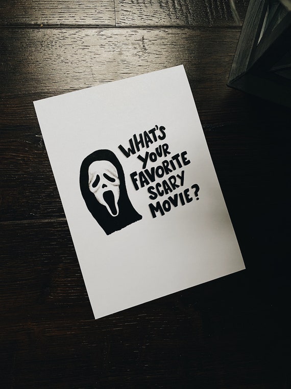 Ghost Face Mask - What’s Your Favorite Scary Movie | Sticker