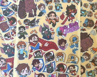 DIspatch inspired Stickersheet