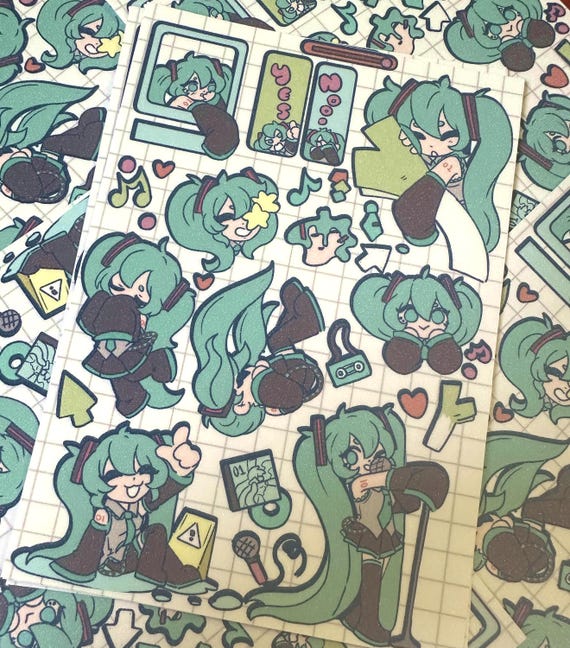 Hatsune Miku Sticker sheet-Default