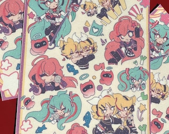 Muse dash vocaloid inspired stickers