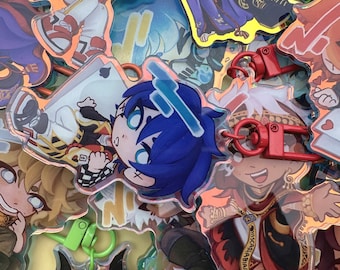 Charms para dormitorio Twisted Wonderland - Holográfico arcoíris de 3 pulgadas