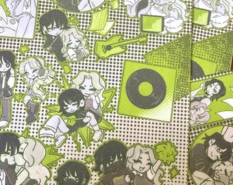 Le gars qui m'intéressait n'était pas du tout un gars - Feuille de stickers