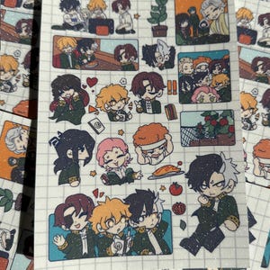 WINDBREAKER anime-inspirerat klistermärkesark