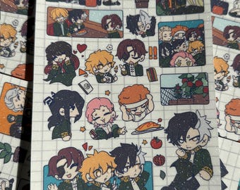 WINDBREAKER anime Inspired Sticker sheet