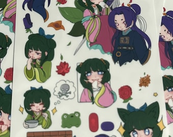 Apothecary Diaries Inspired Sticker sheet