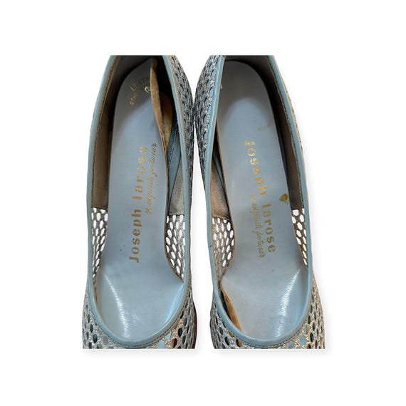 70's Deadstock Multicolor Slingback Platforms by Joseph Larose