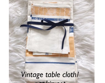 Ein Set Vintage Tischdecken/Servietten aus den 60er Jahren, unbenutzt, ausverkaufte Ware