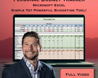 Personal Budget Tracker Spreadsheet - Personal Finance Spreadsheet | Household Finance Planner | Income and Expense Tracker | Google Sheets